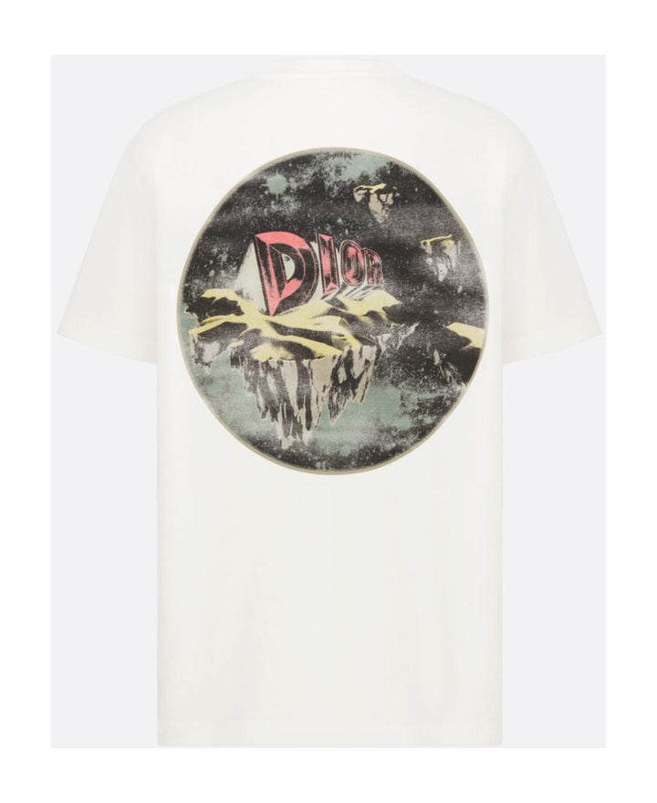 DIOR PLANET WHITE T-SHIRT