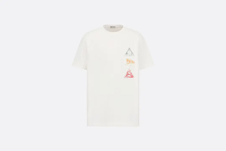 DIOR PLANET WHITE T-SHIRT
