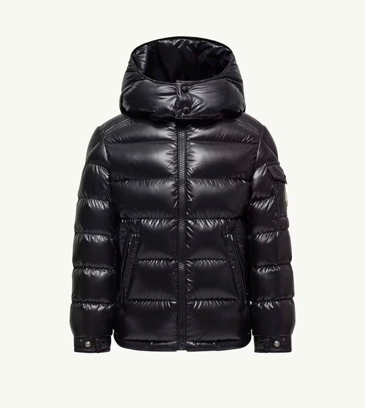 MONCLER MAYA BLACK PUFFER JACKET