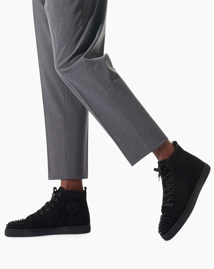 CHRISTIAN LOUBOUTIN BLACK SNEAKERS