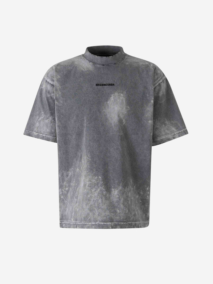 Balenciaga Grey Printed T-Shirt