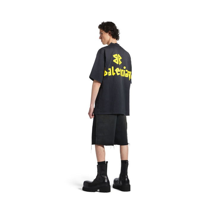 Balenciaga Tape Type Black T-Shirt