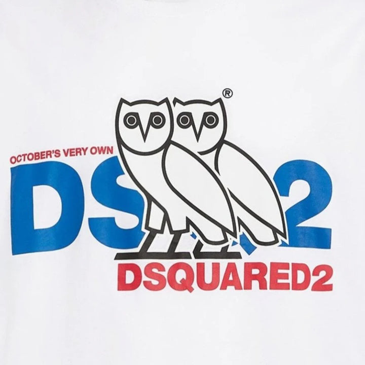 DSQUARED2 OVO WHITE T-SHIRT