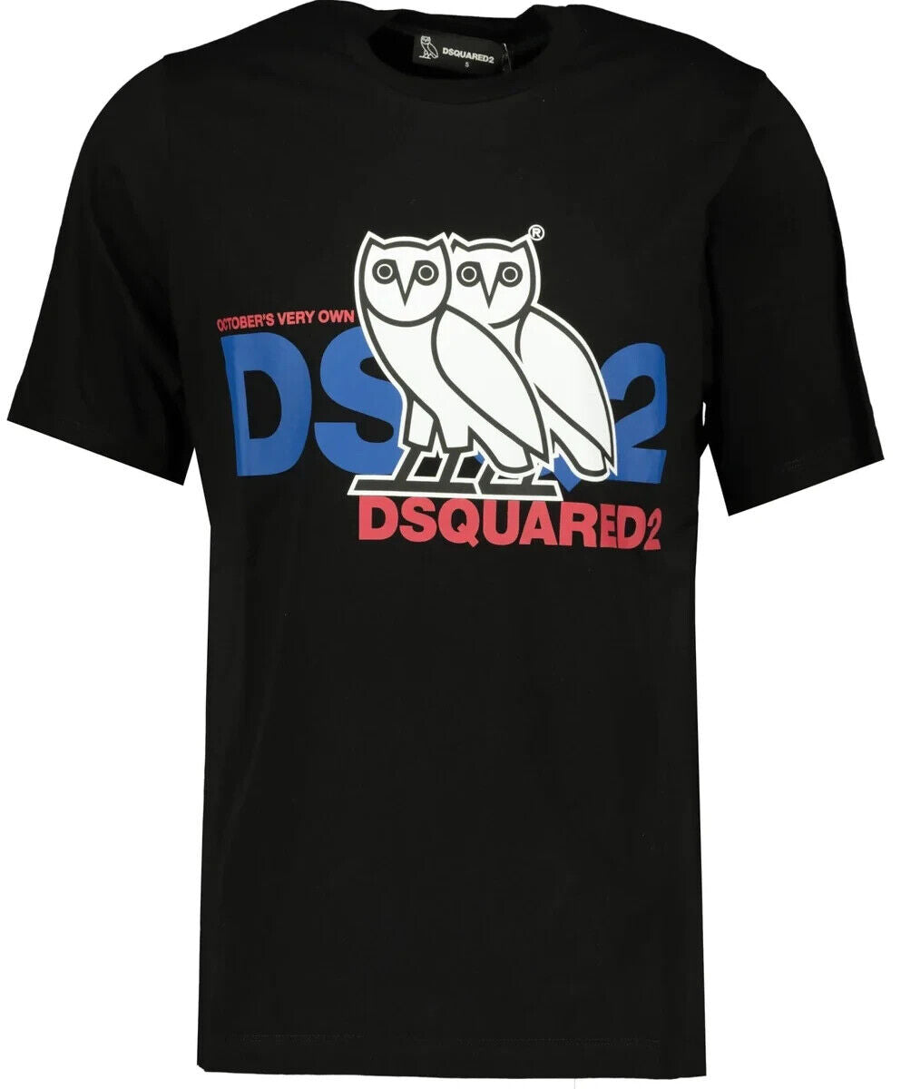 DSQUARED2 OVO IN BLACK T-SHIRT