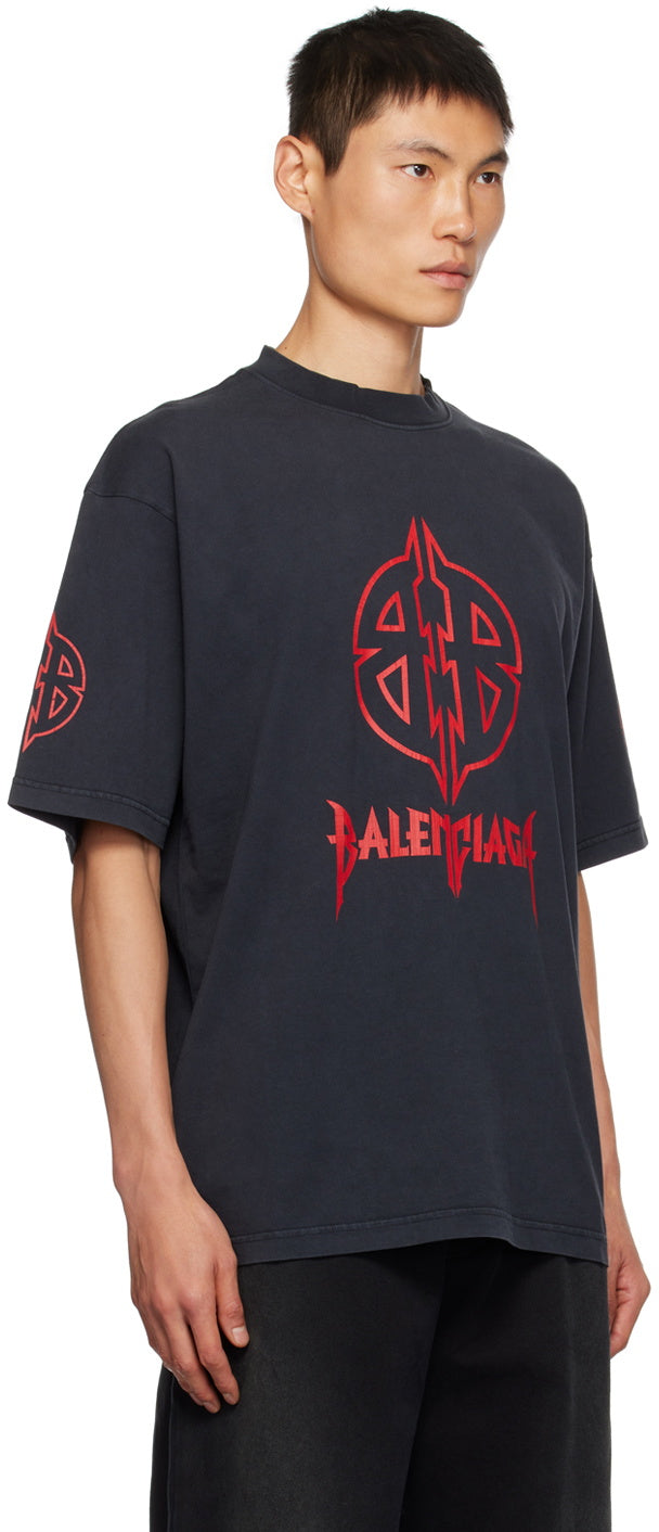 BALENCIAGA GRAPHIC PRINT T-SHIRT