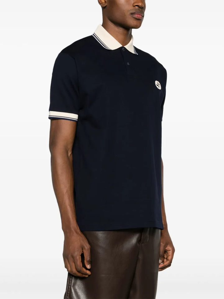 GUCCI POLO NAVY BLUE T-SHIRT