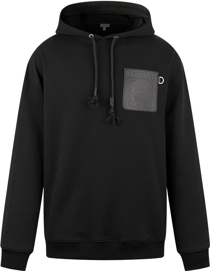 LOEWE BLACK HOODIE PATCH