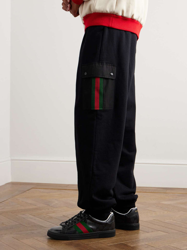 GUCCI BLACK PANTS WITH POCKETS