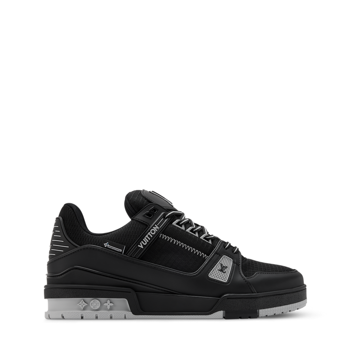 LOUIS VUITTON BLACK & GREY TRAINERS