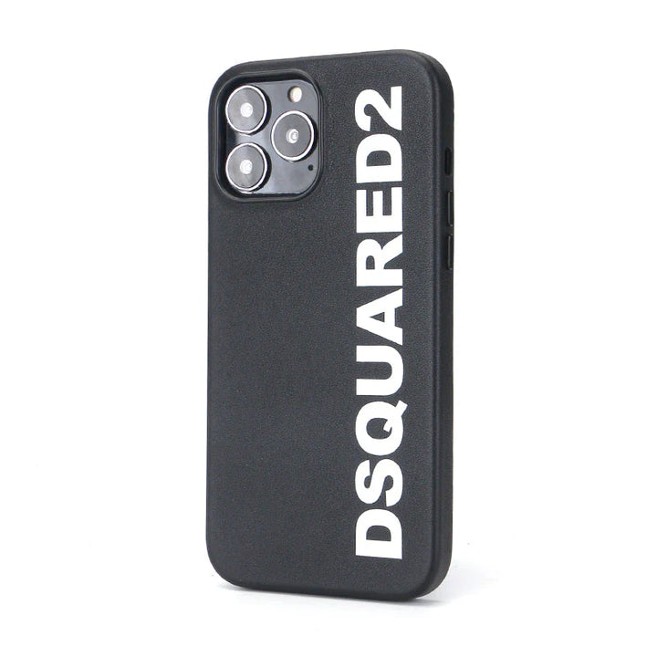 Dsquared2 Leather Logo Case 13/14 PRO MAX