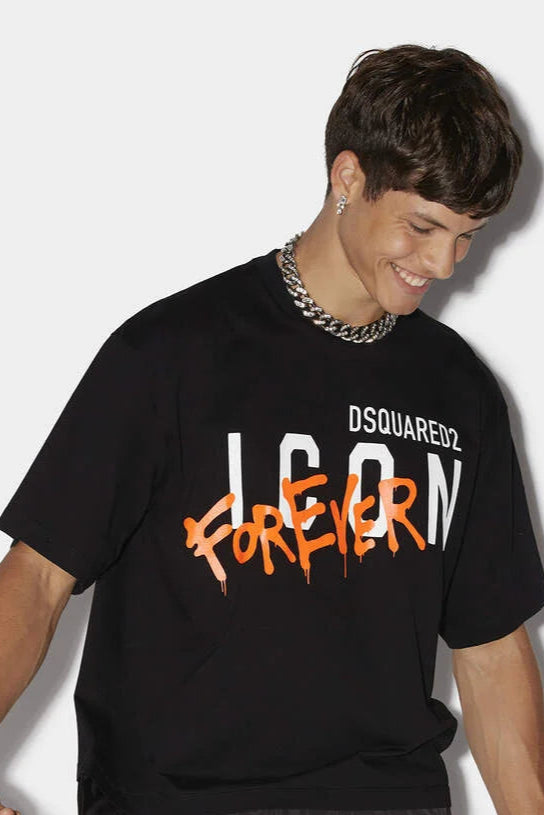 DSQUARED2 FOREVER BLACK T-SHIRT