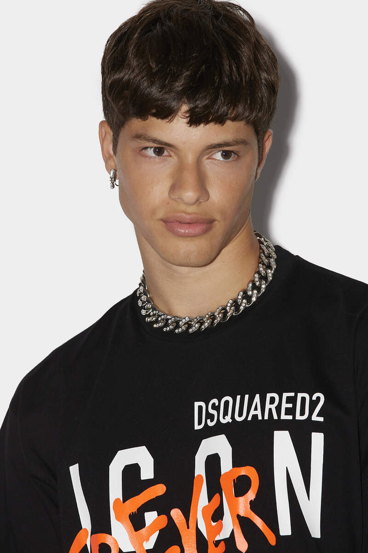DSQUARED2 FOREVER BLACK T-SHIRT