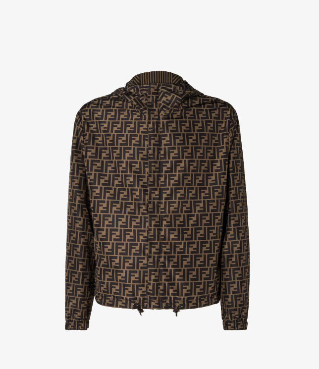 FENDI REVERSIBLE NYLON WINDBREAKER JACKET