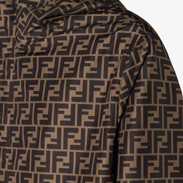 FENDI REVERSIBLE NYLON WINDBREAKER JACKET