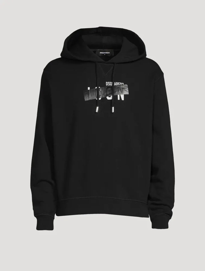 Dsquared2 Black Tape Hoodie