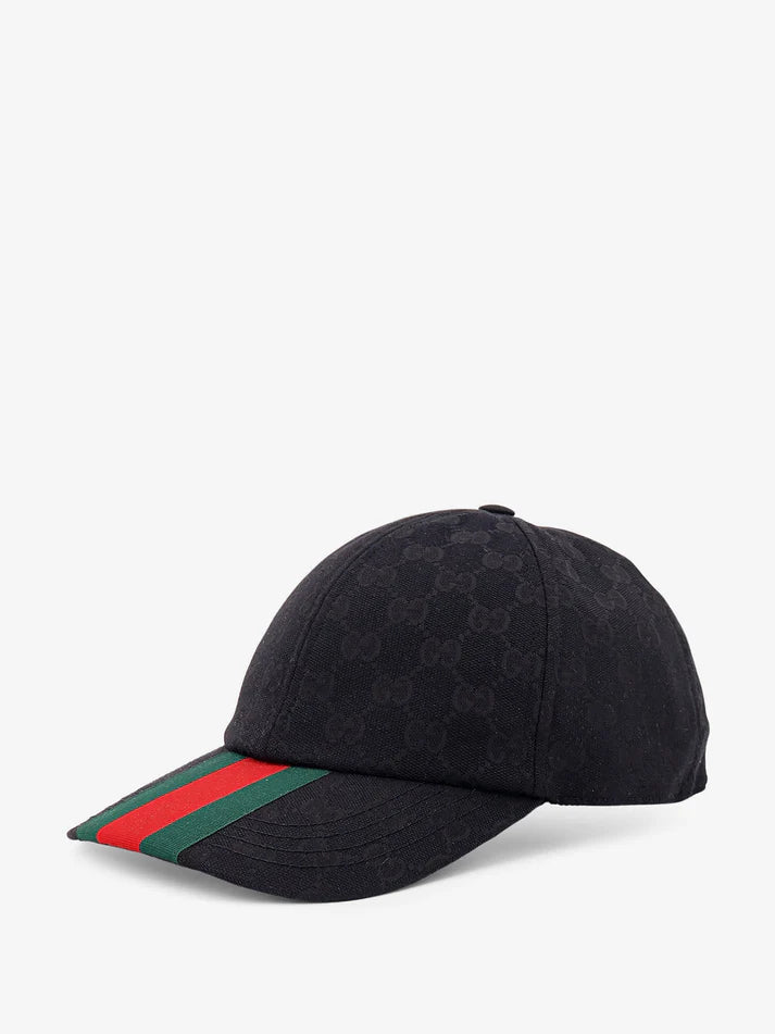 GUCCI MONOGRAM BLACK CAP