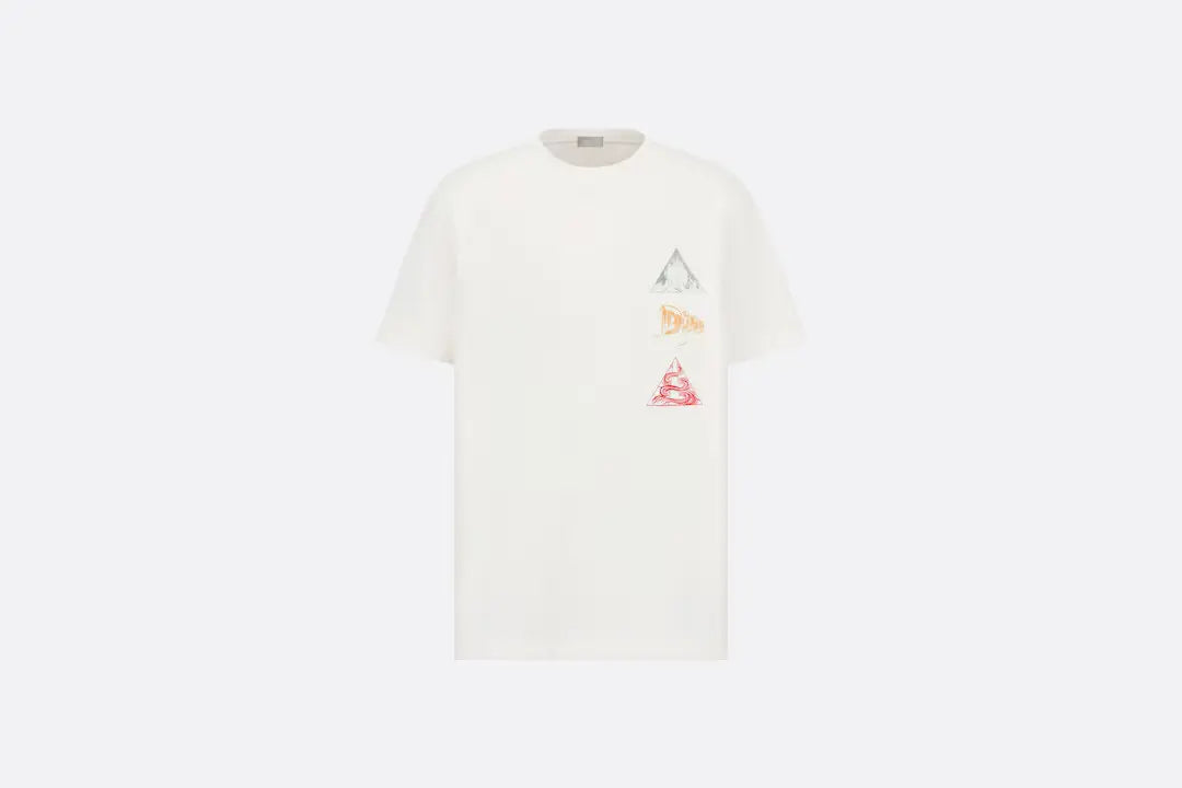 DIOR PLANET WHITE T-SHIRT