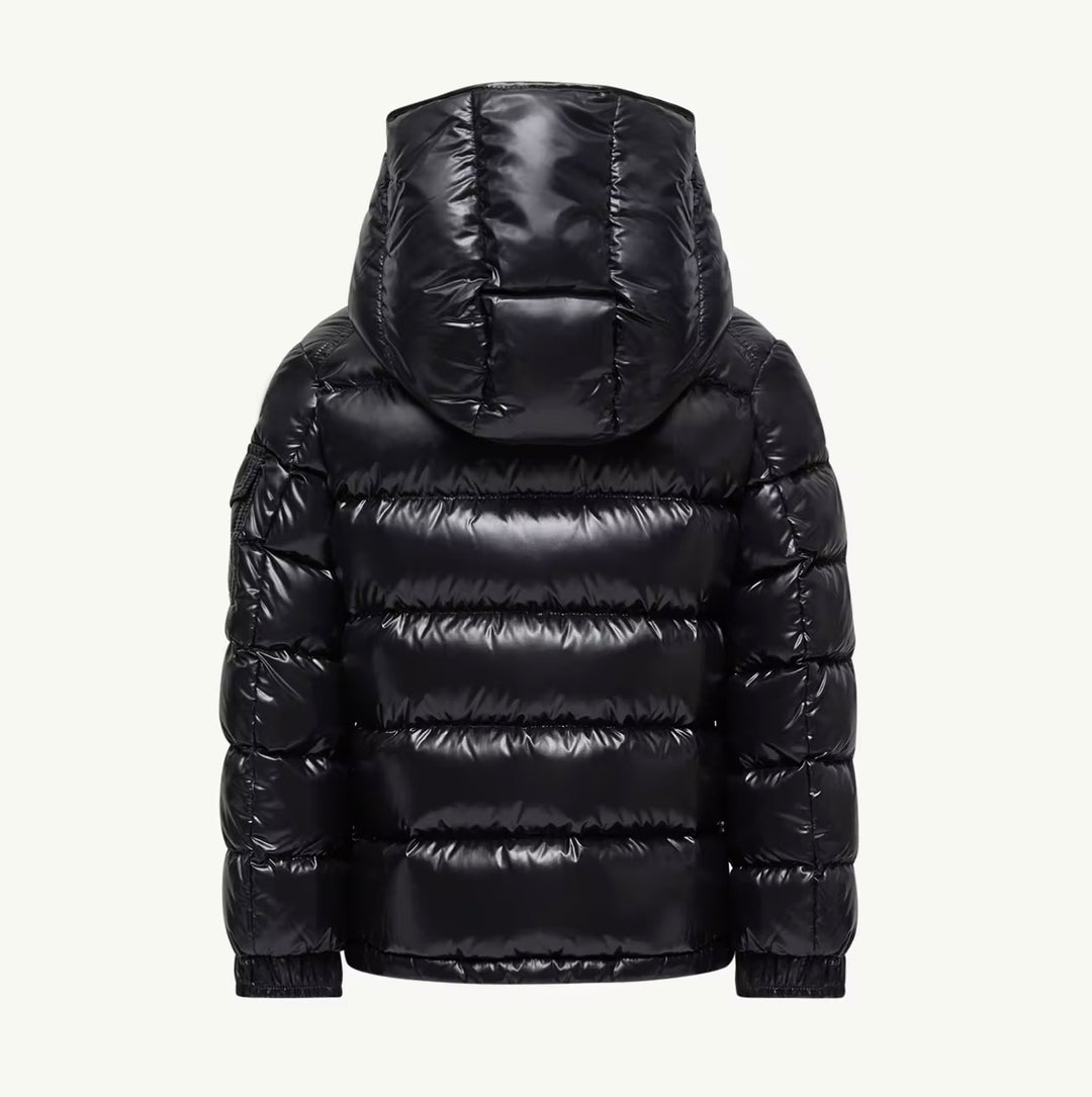 MONCLER MAYA BLACK PUFFER JACKET