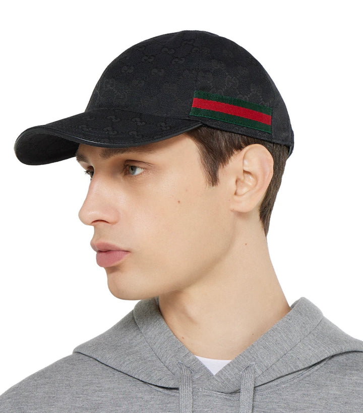 GUCCI MONOGRAM BLACK CAP