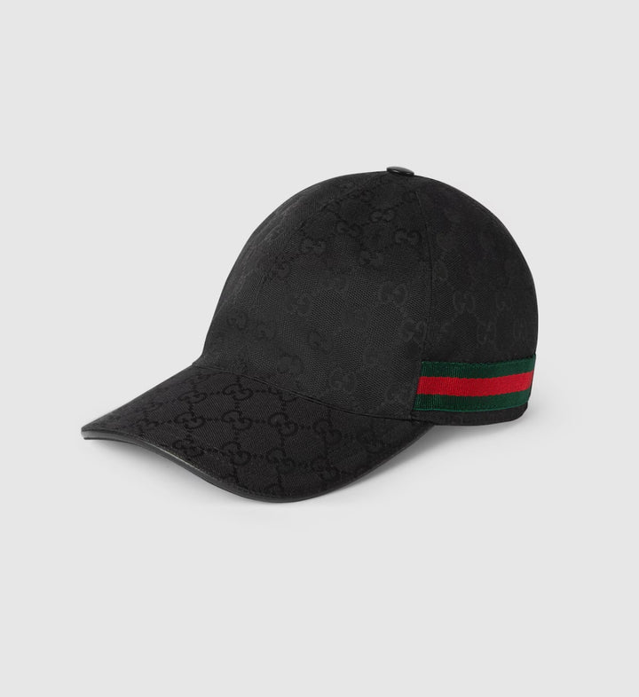 GUCCI MONOGRAM BLACK CAP