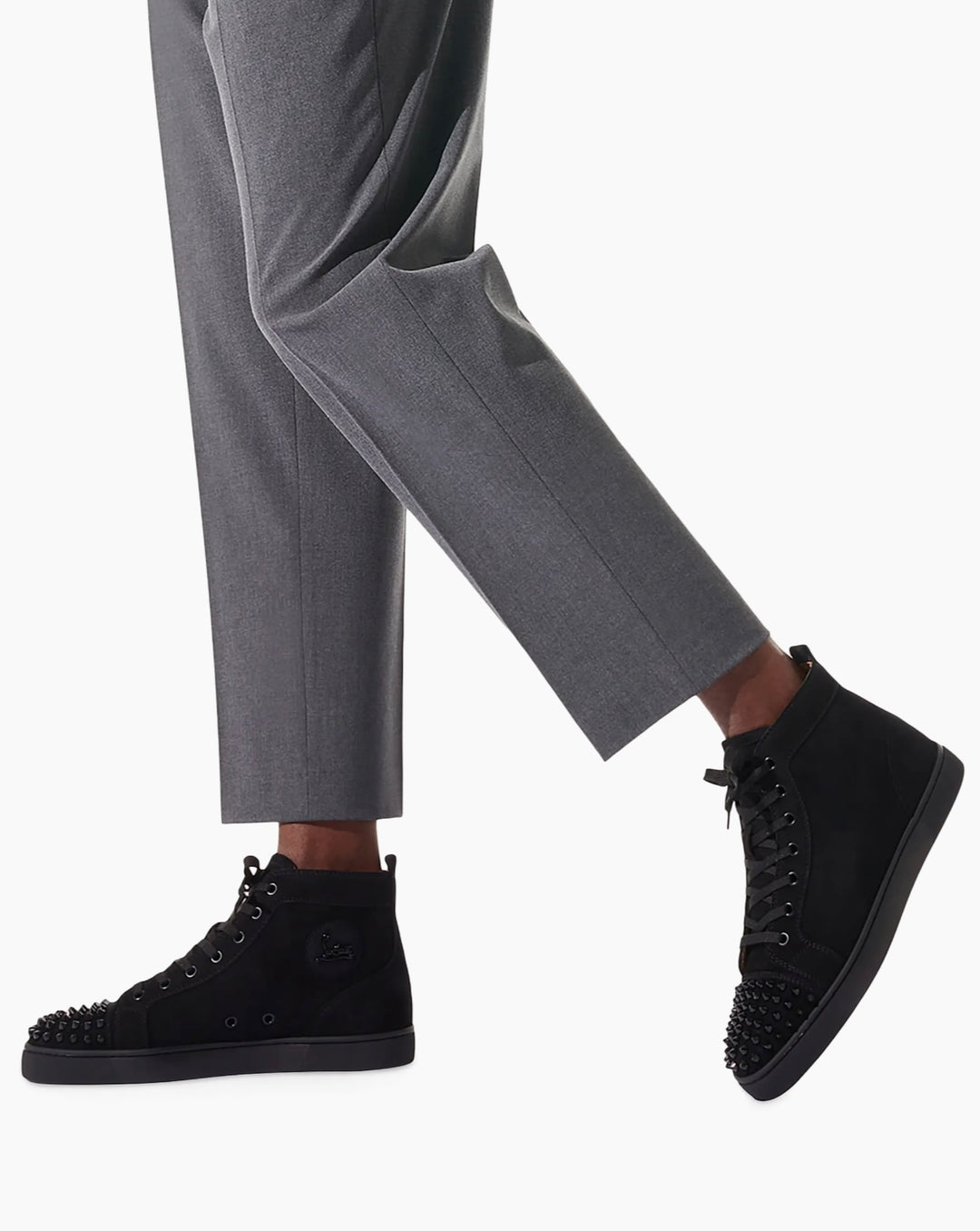 CHRISTIAN LOUBOUTIN BLACK SNEAKERS