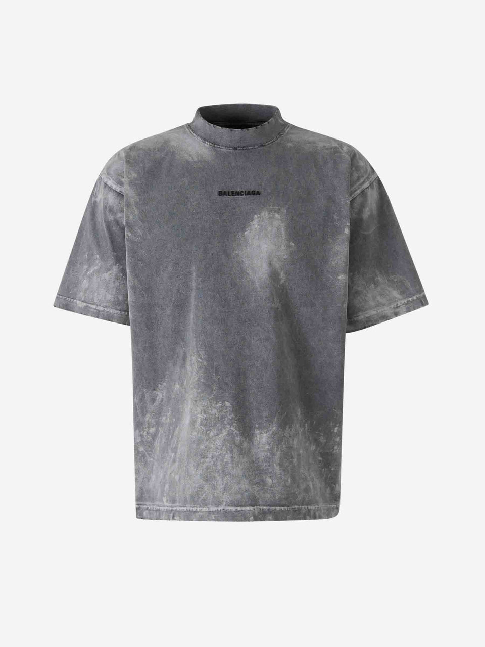 Balenciaga Grey Printed T-Shirt