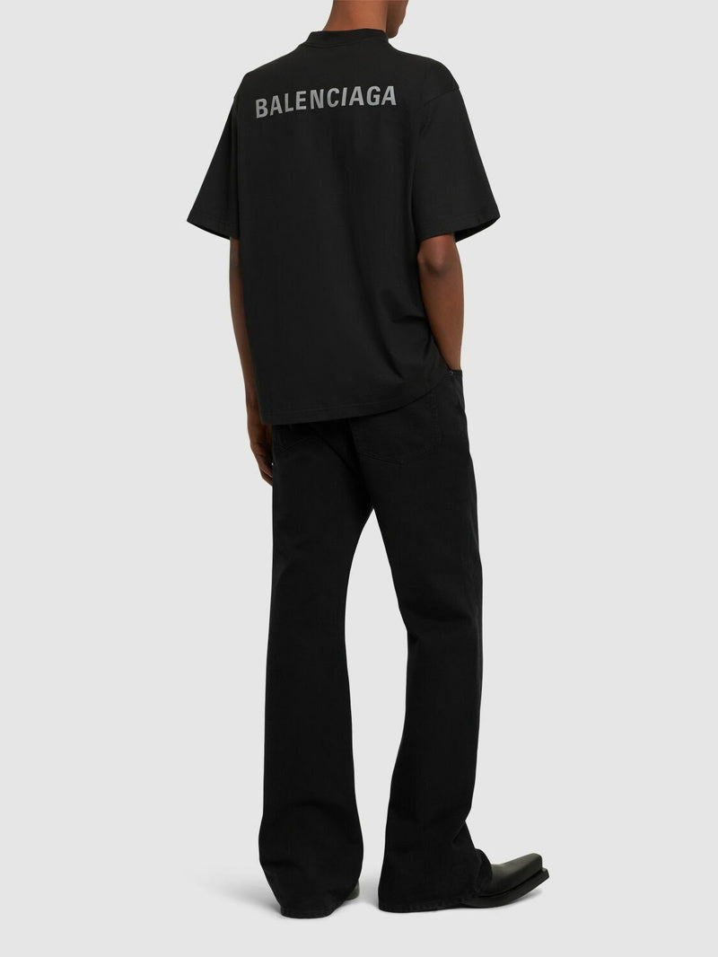 BALENCIAGA MINI LOGO BLACK T-SHIRT