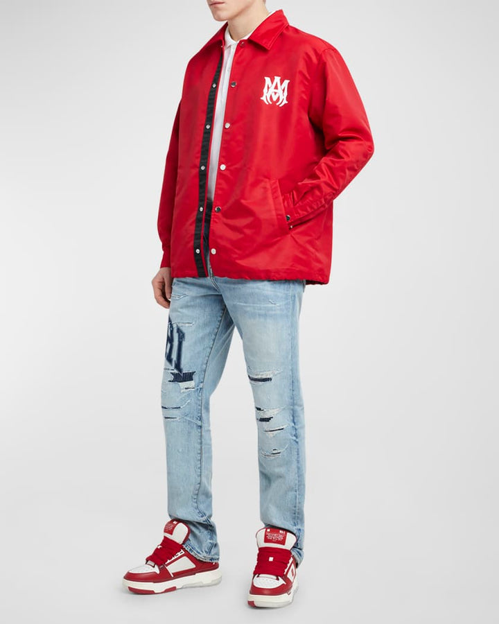 AMIRI RED JACKET COACH MEN