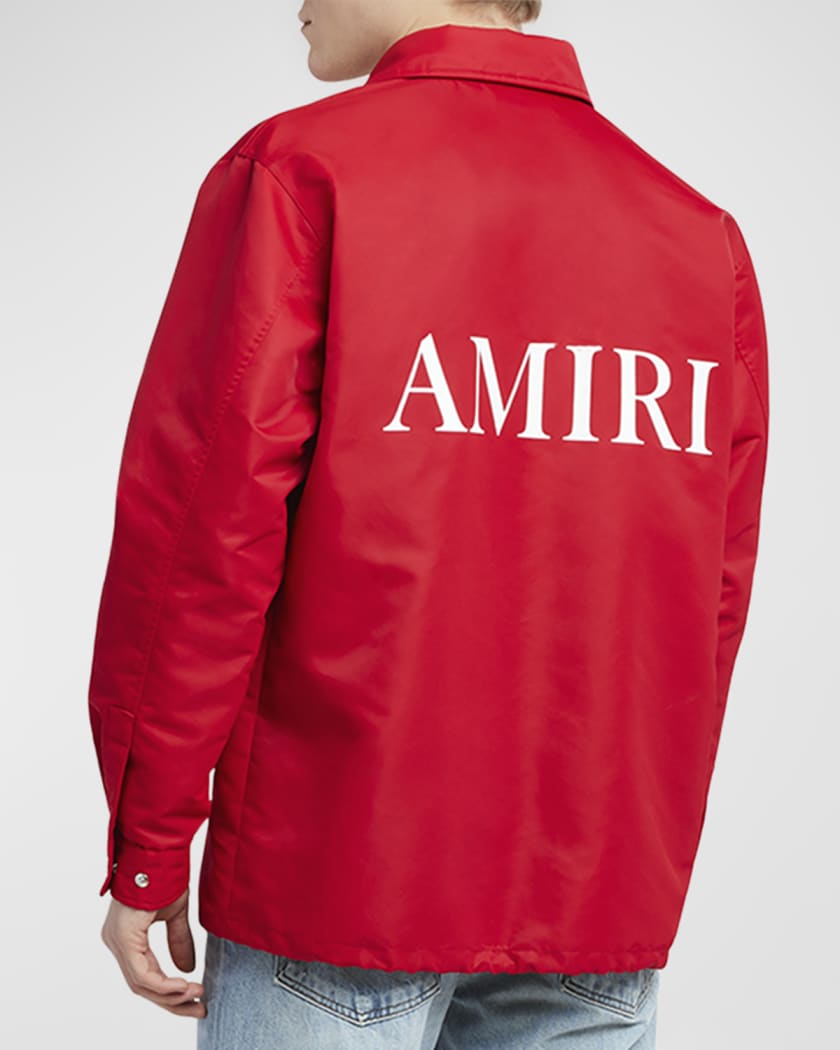 AMIRI RED JACKET COACH MEN