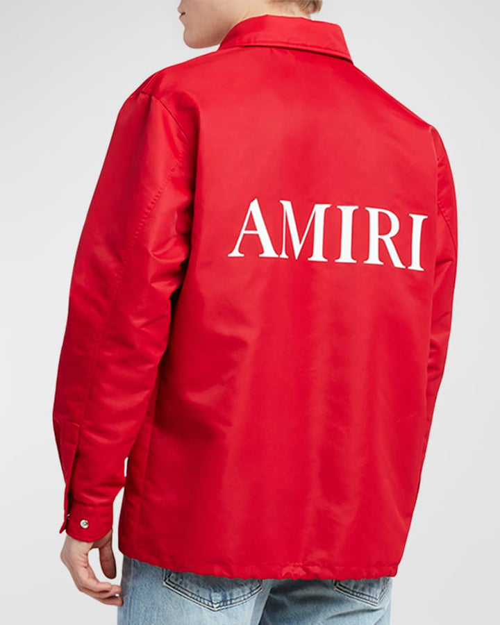 AMIRI RED JACKET COACH MEN