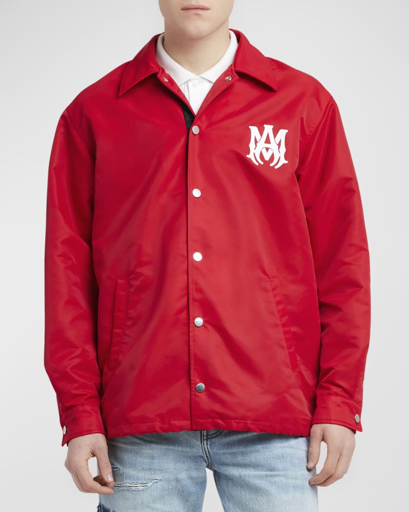 AMIRI RED JACKET COACH MEN