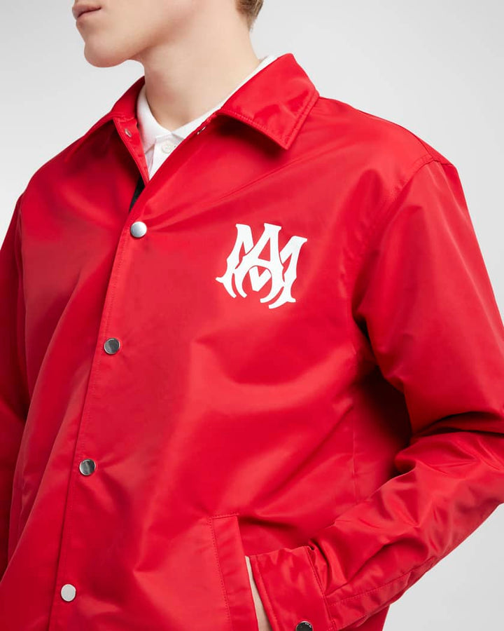 AMIRI RED JACKET COACH MEN