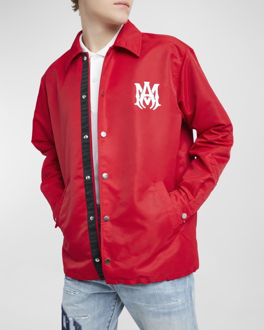 AMIRI RED JACKET COACH MEN