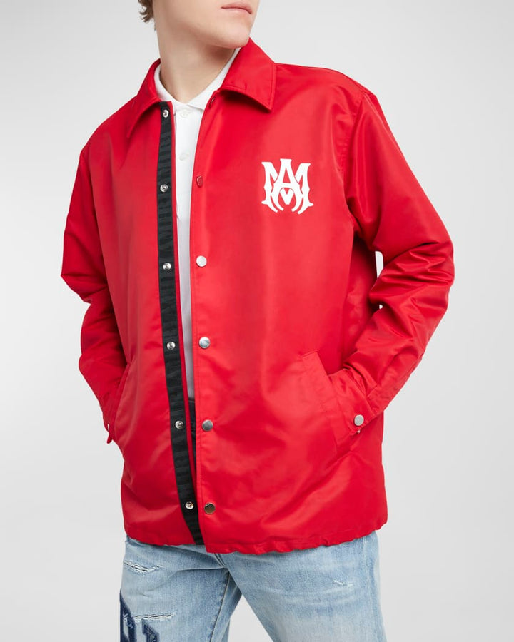 AMIRI RED JACKET COACH MEN