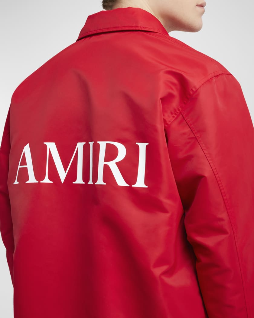 AMIRI RED JACKET COACH MEN