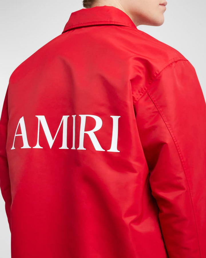 AMIRI RED JACKET COACH MEN