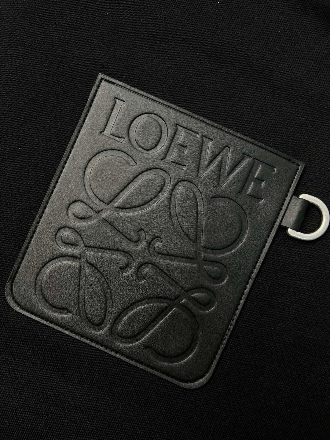LOEWE BLACK HOODIE PATCH