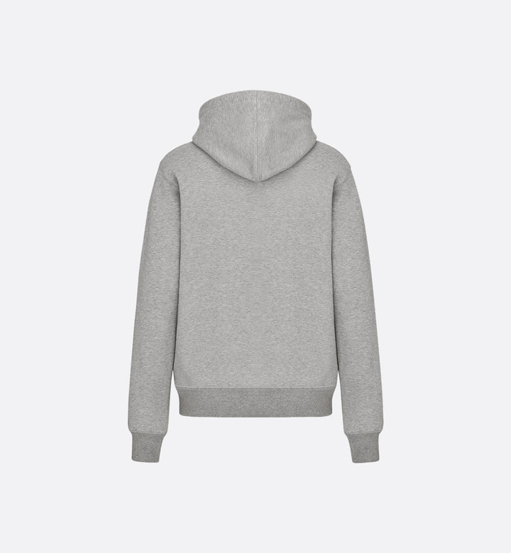 DIOR CD LOGO GREY HOODIE