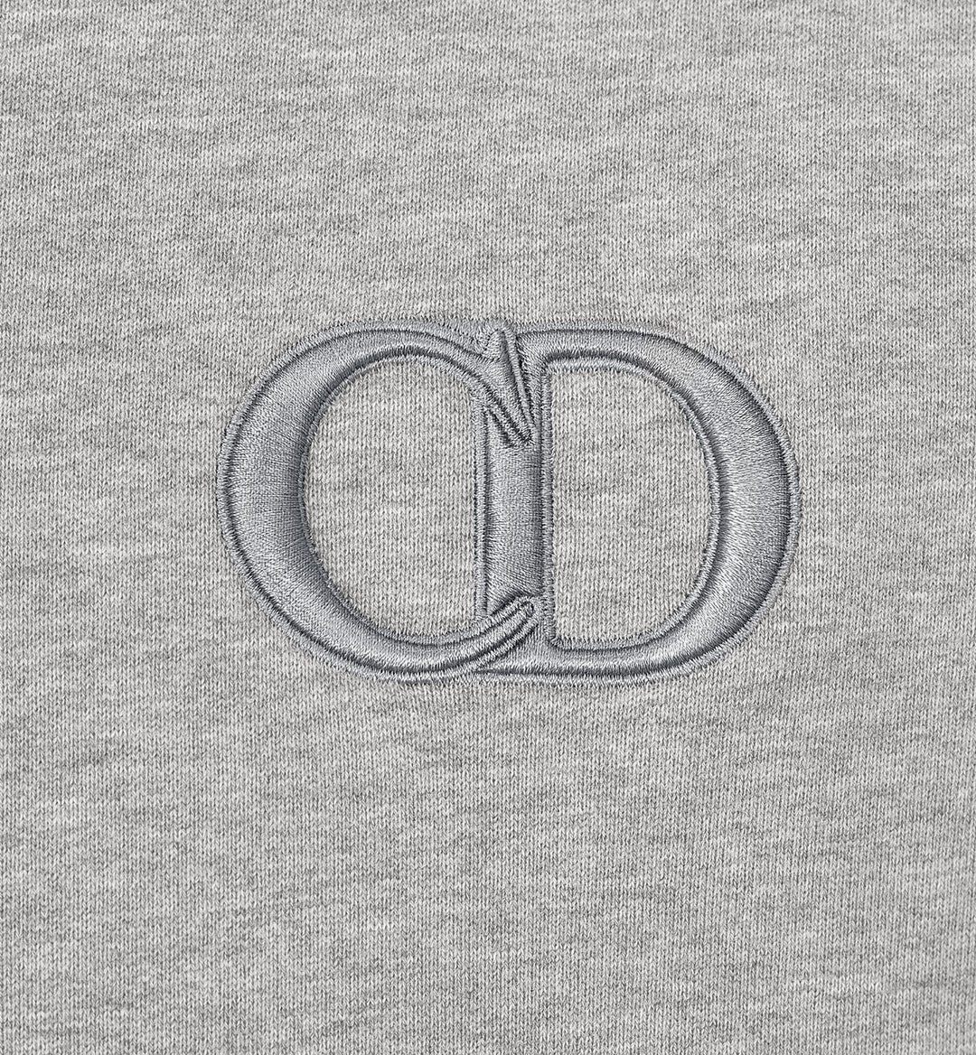 DIOR CD LOGO GREY HOODIE