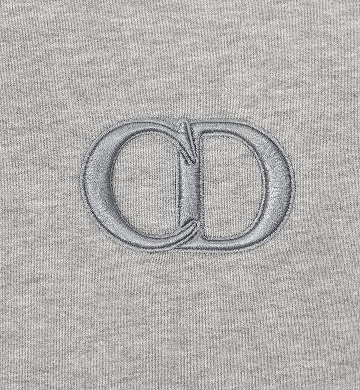 DIOR CD LOGO GREY HOODIE