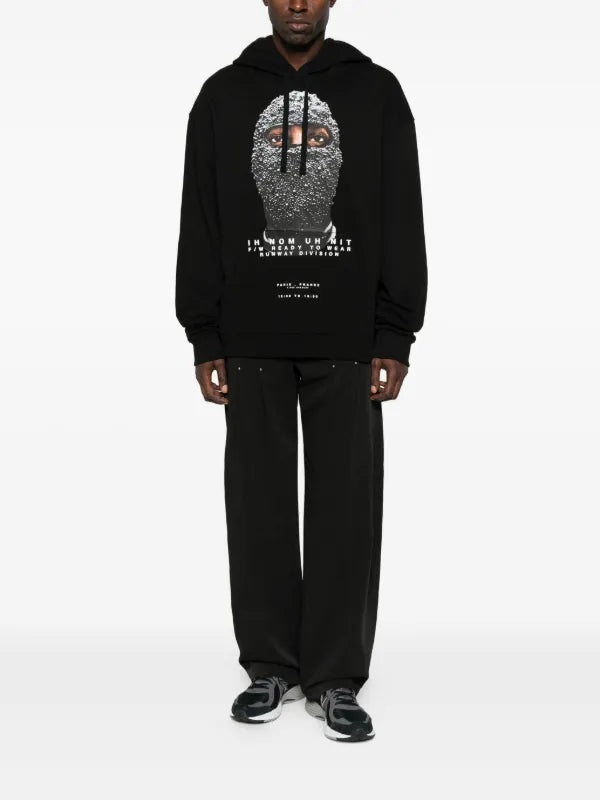 IH NOM UH NIT HOODIE BLACK MASK