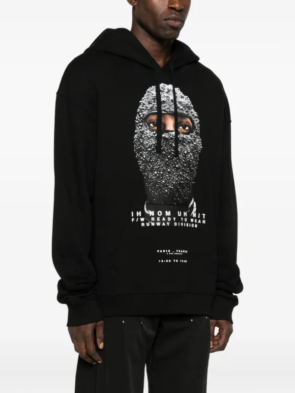 IH NOM UH NIT HOODIE BLACK MASK