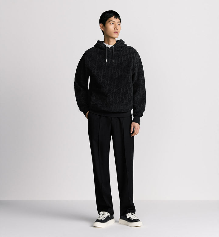 DIOR MONOGRAM BLACK HOODIE