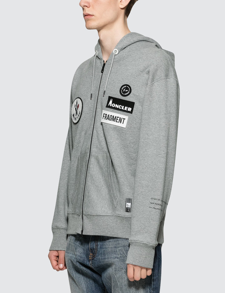 MONCLER x FRAGMENT DESIGN ZIPPED HOODIE