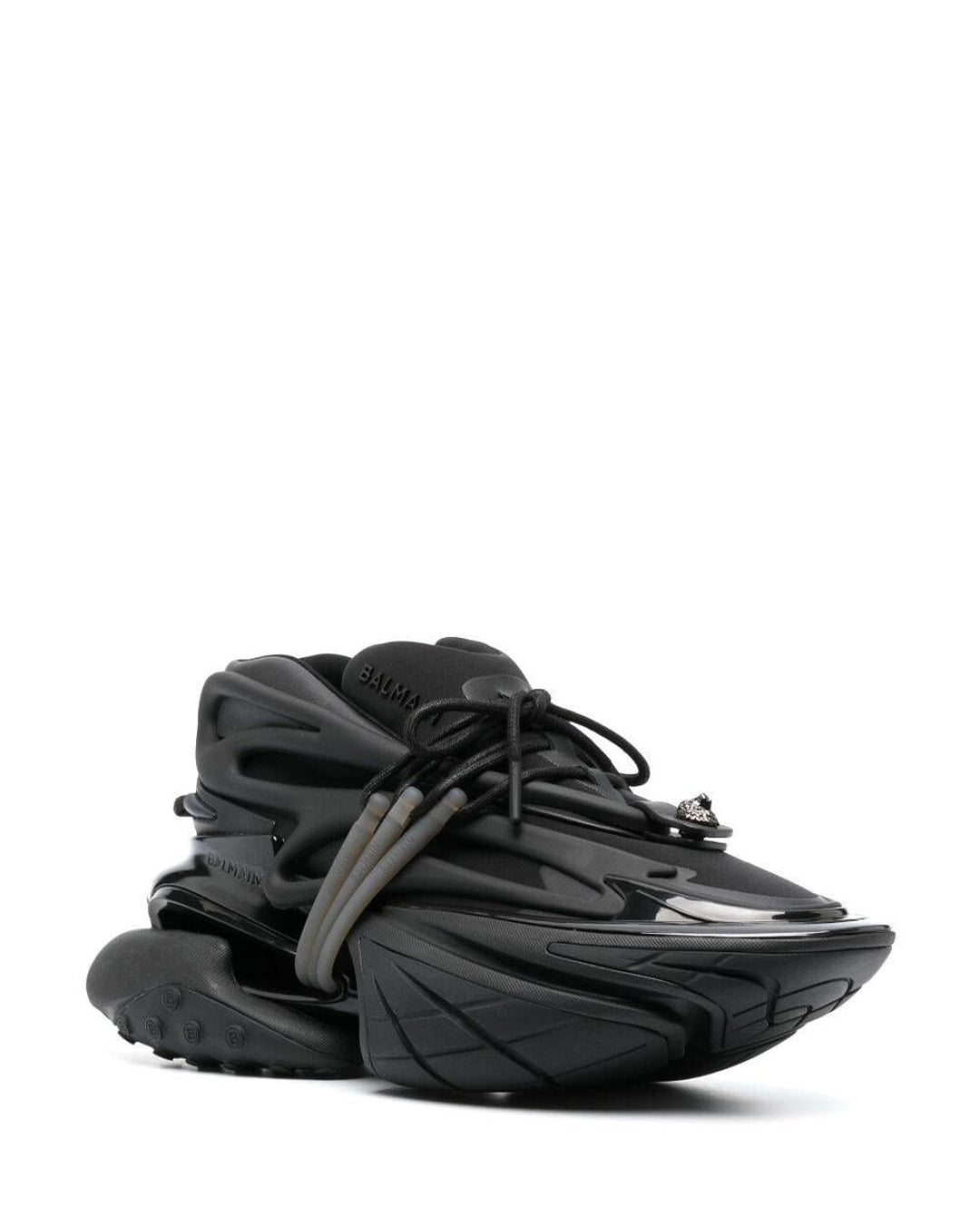 BALMAIN UNICORN BLACK SNEAKERS