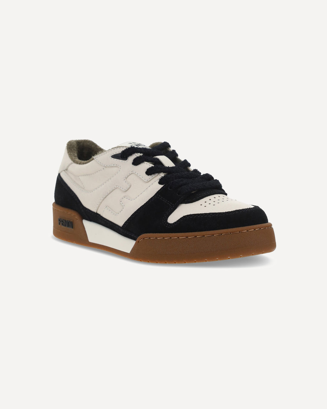 FENDI LOW WHITE BROWN SNEAKERS
