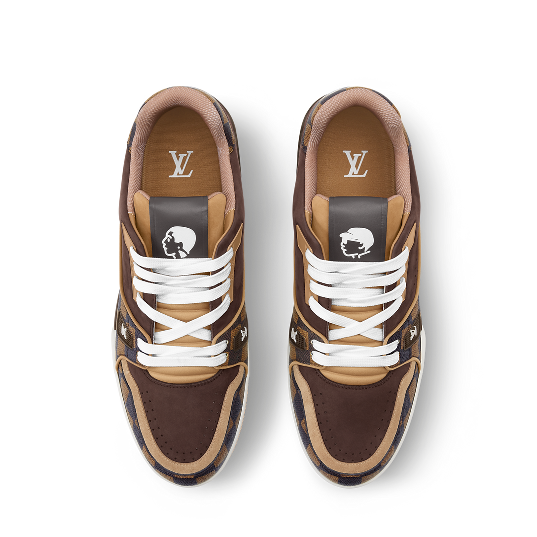 LOUIS VUITTON TRAINERS BROWN MONOGRAM