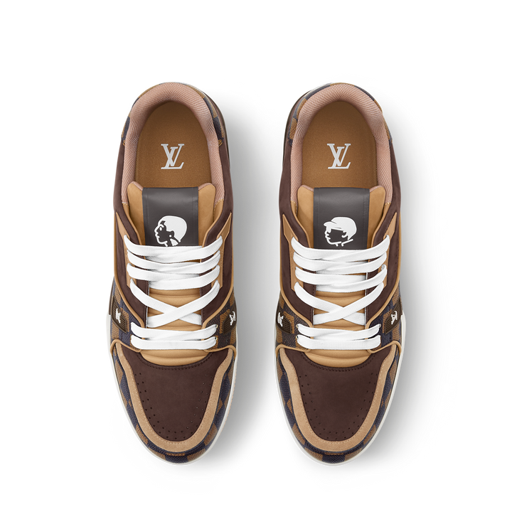 LOUIS VUITTON TRAINERS BROWN MONOGRAM