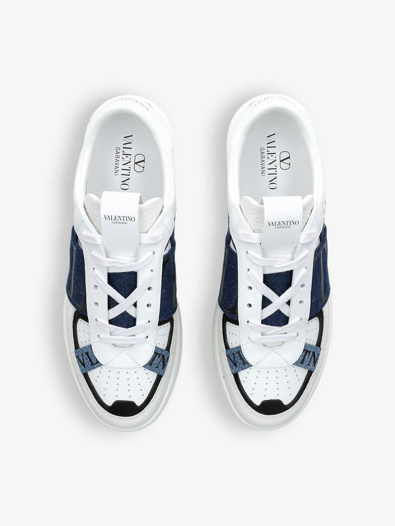 VALENTINO GARAVANI DENIM LOW-TOP SNEAKERS