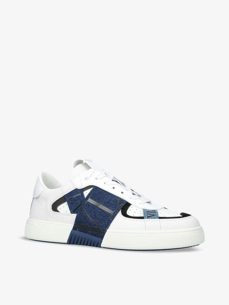 VALENTINO GARAVANI DENIM LOW-TOP SNEAKERS